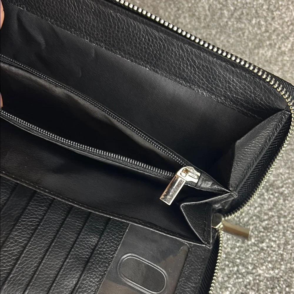 AIG Black Wristlet Handbag Wallet Clutch Bag New